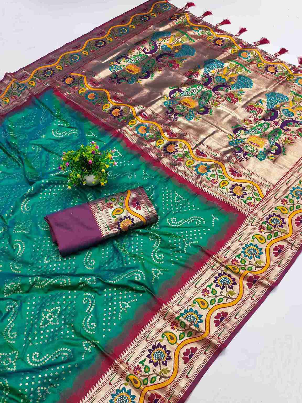 Bhandini Paithani Silk Sarees