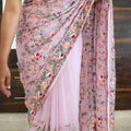 Parsi Work Georgette Sarees