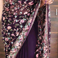 Parsi Work Georgette Sarees