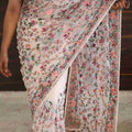 Parsi Work Georgette Sarees