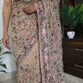 Parsi Work Georgette Sarees