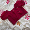 Floral Tabi Silk Saree