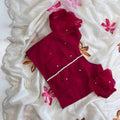 Floral Tabi Silk Saree