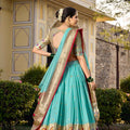 Jaquard Silk Paithani Lehengas