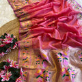 Heavy Paithani Silk Duppata