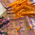 Heavy Paithani Silk Duppata