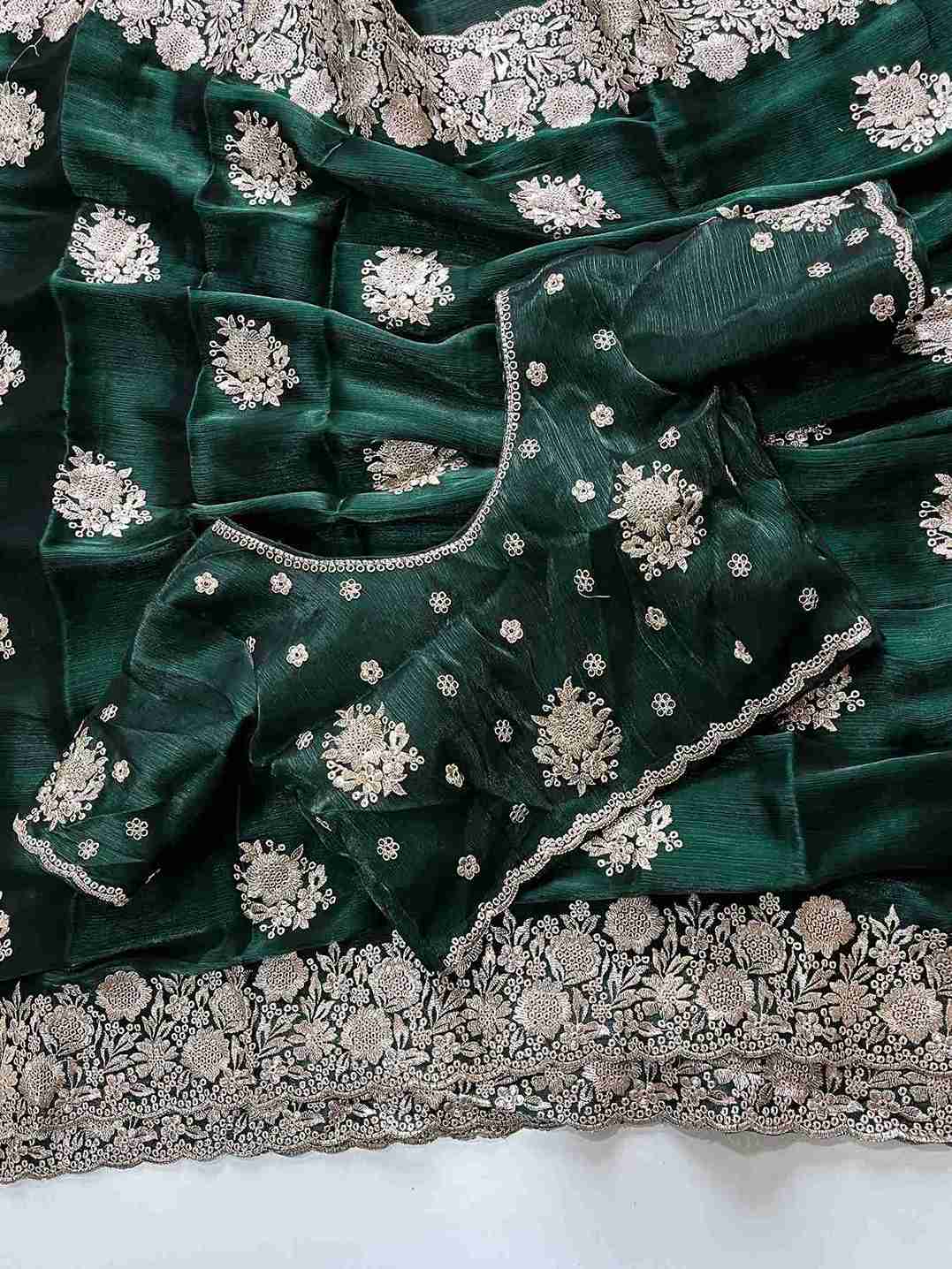 Burberry Silk Work Saree