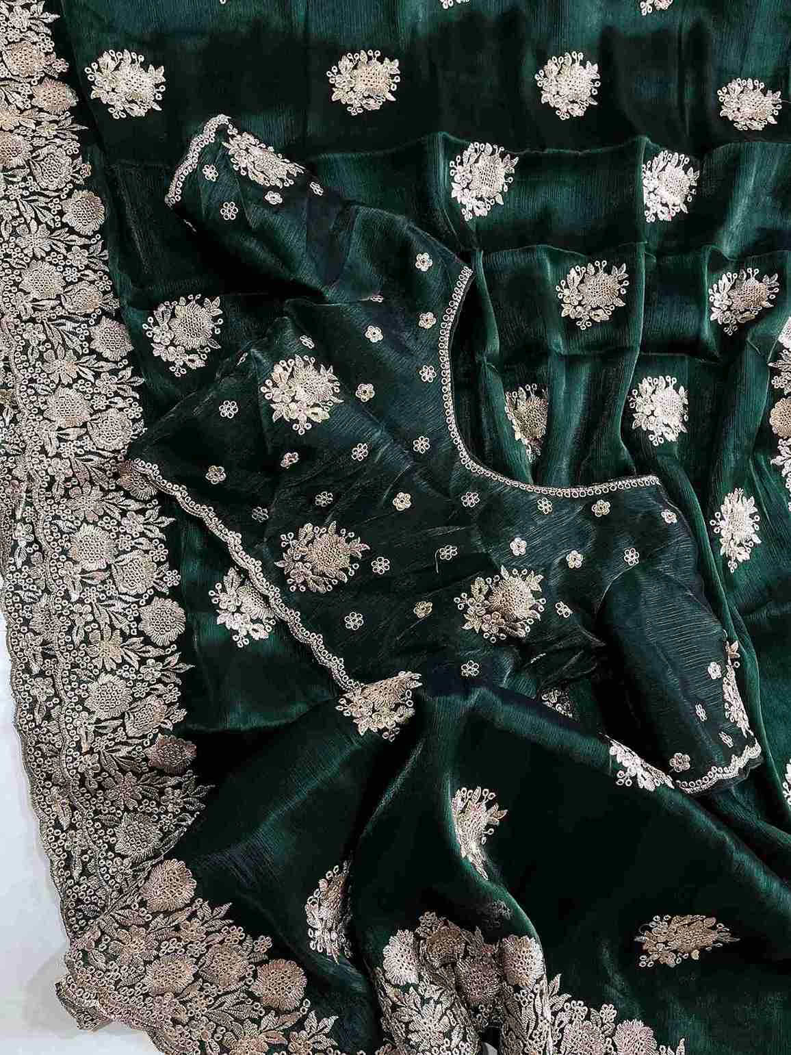 Burberry Silk Work Saree