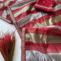 Multi Zari organza Silk Sarees
