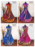 Semi Stitched Pochampally Lehengas
