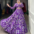 Floral Print Georgette Lehangas