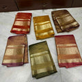 Soft Crushed Tissue Sarees