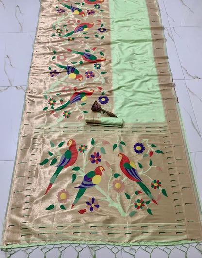Soft Kanjivaram Paithani Silk Sarees