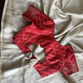 Stitched Banarasi Tissue Silk Saree