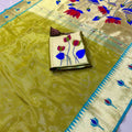 Zari Tissue Paithani Silk Sarees