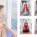 Paithani Jaquard Silk Lehangas