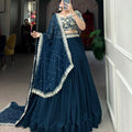 Embroidery Georgette Lehanga