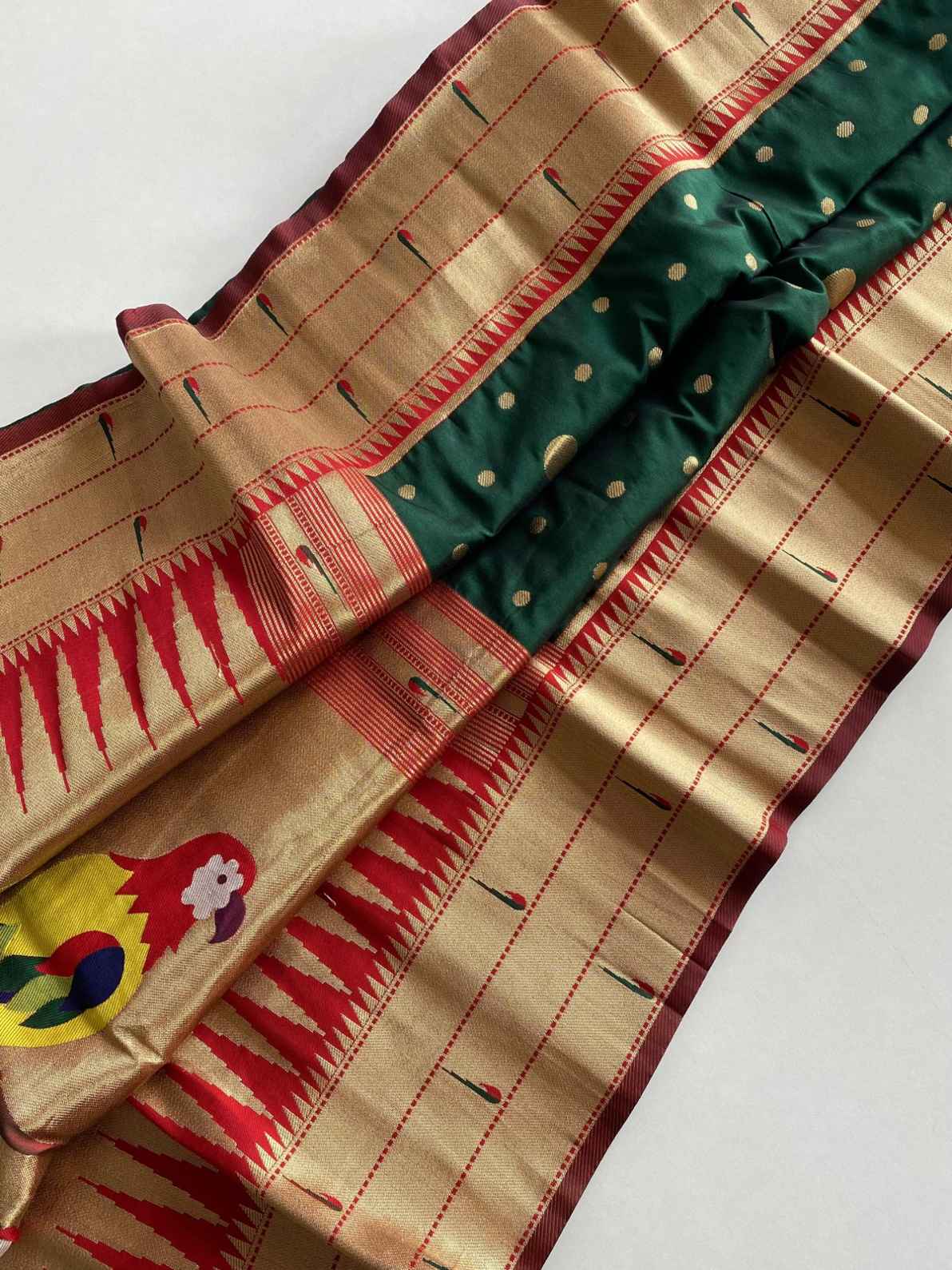 Polka Paithani Silk Sarees
