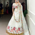 Embroidery Georgette Lehanga