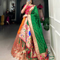 Jacquard Paithani Silk Lehanga