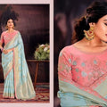 Embroidery Dola Silk Sarees