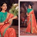 Embroidery Dola Silk Sarees