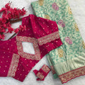 Stitched Banarasi Pattu Saree
