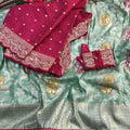 Stitched Banarasi Pattu Saree