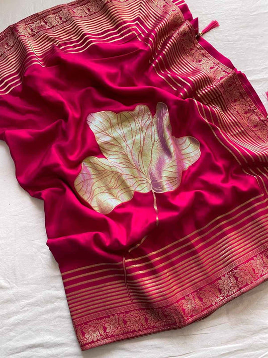 Floral Munga Silk Sarees