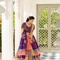 Kalamkari Dola Silk Lehangas