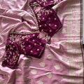 Stitched Banarasi Silk Saree
