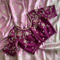 Stitched Banarasi Silk Saree