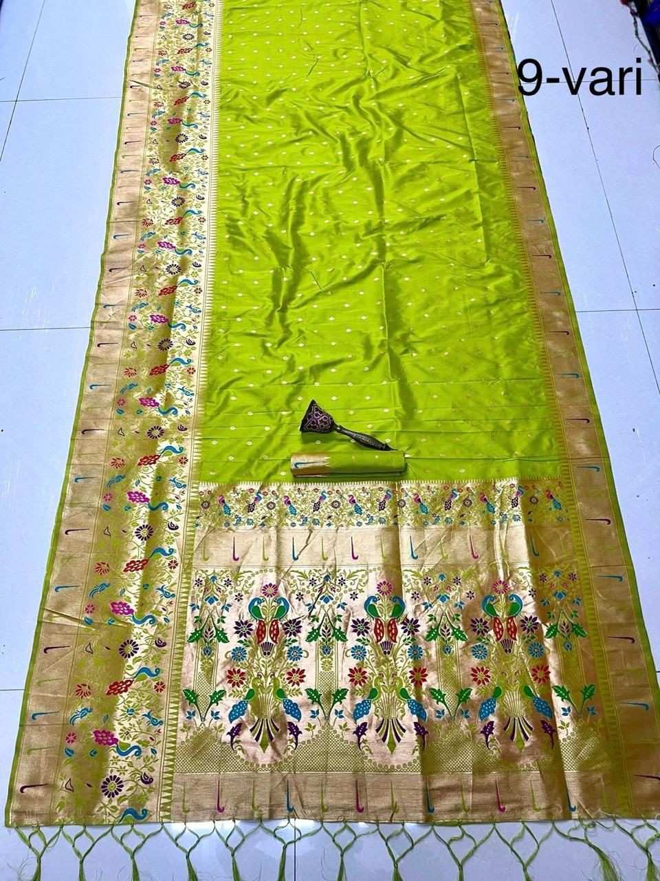 Soft Kanjivaram Paithani Silk Sarees