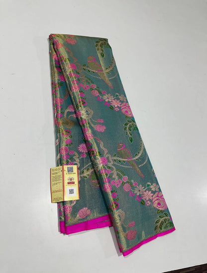 Brocade Tissue Silk Saree