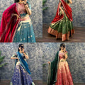 Banarasi Tissue Organza Lehengas