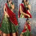 Banarasi Tissue Organza Lehengas