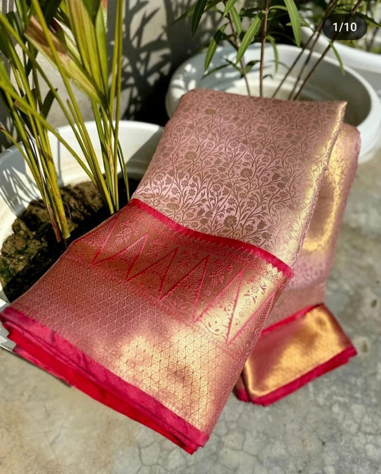 Kanchi Tissue Katan Silk Sarees
