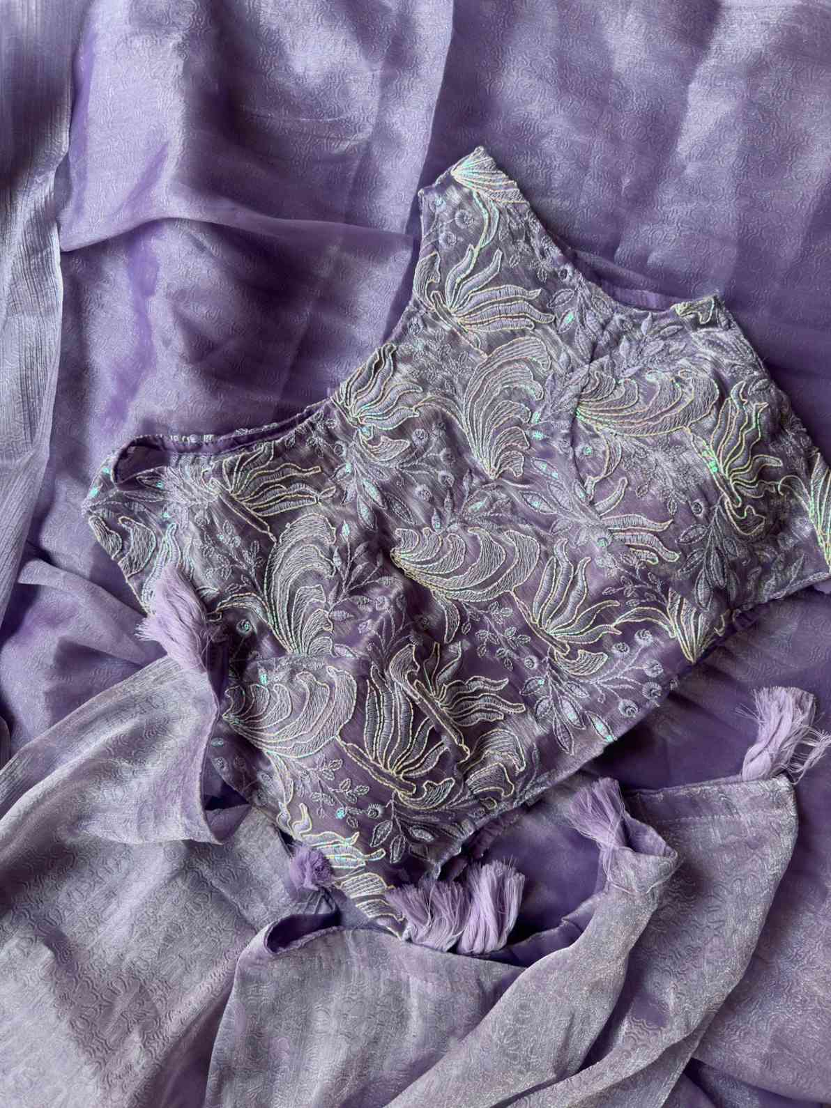 Burberry Emboss Crushed Sarees