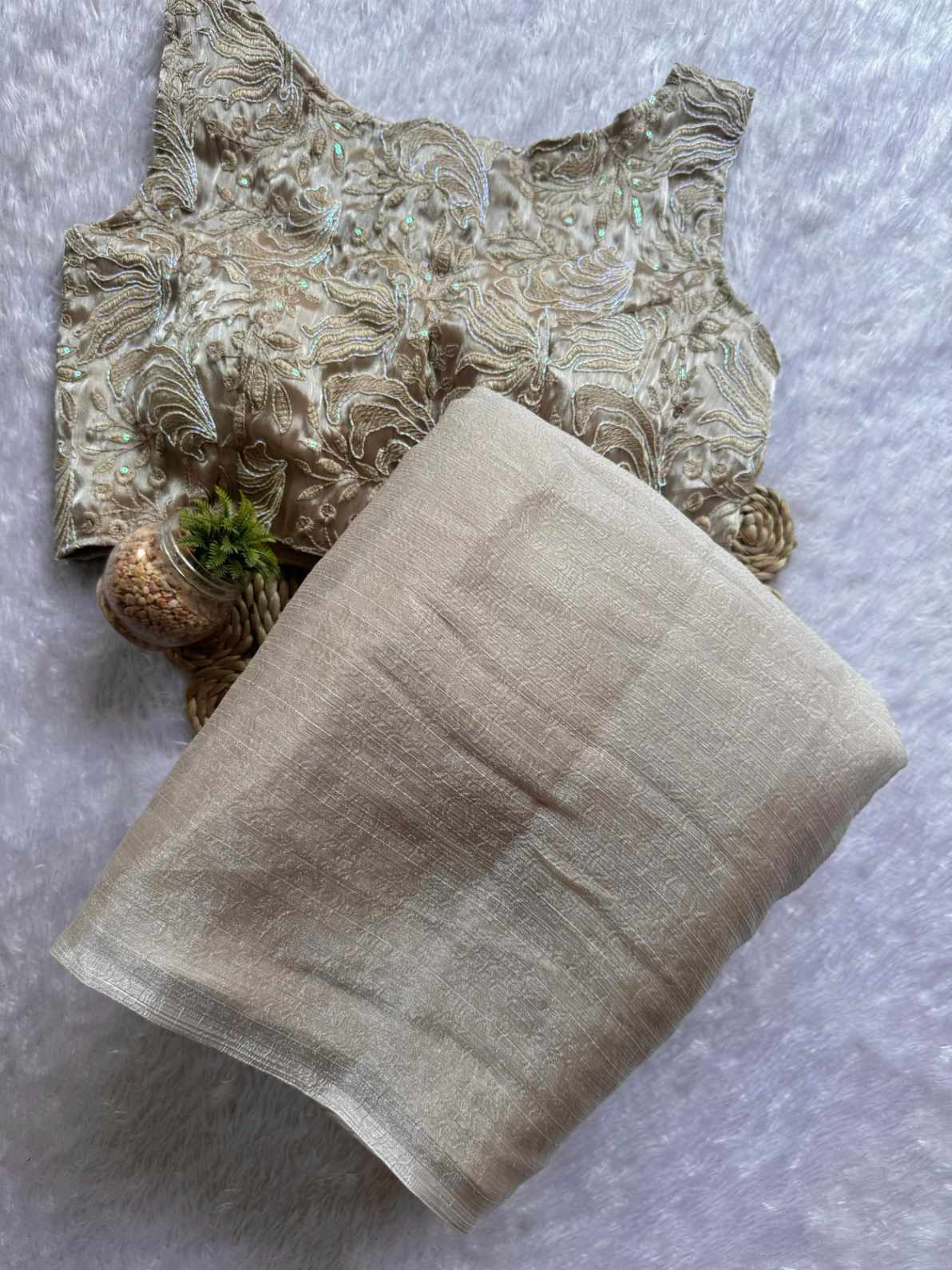 Burberry Emboss Crushed Sarees