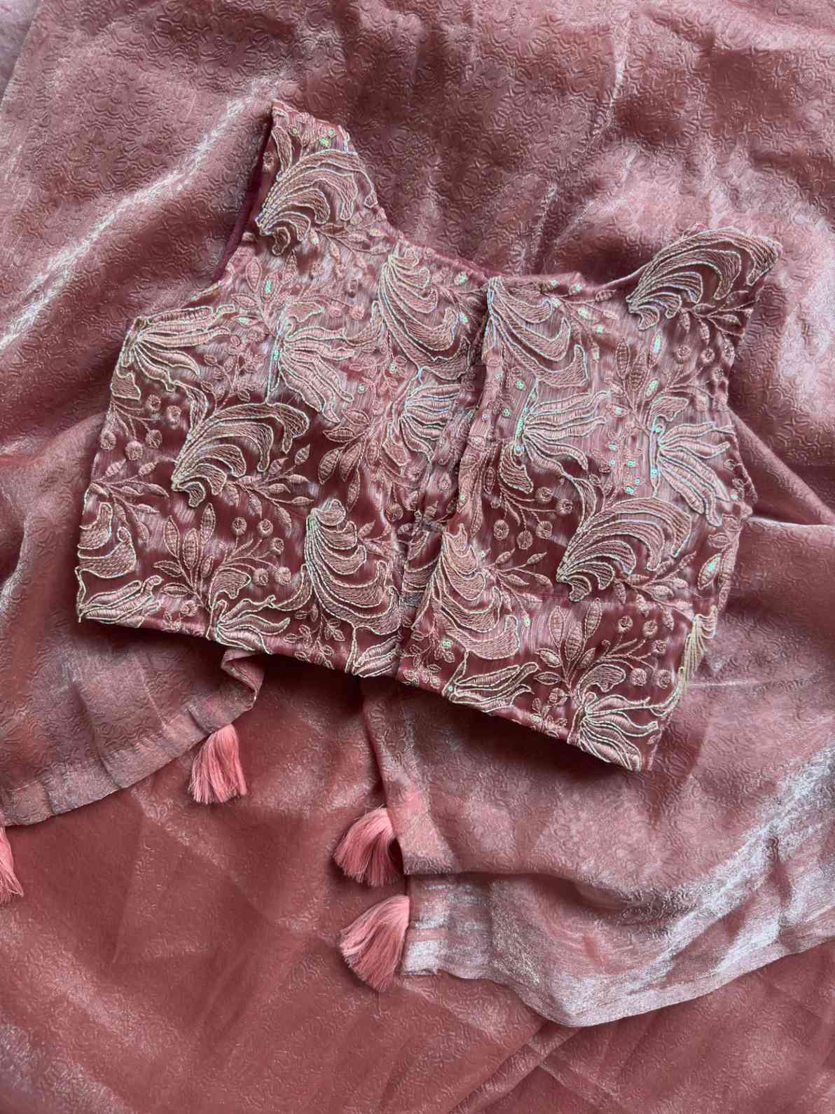 Burberry Emboss Crushed Sarees