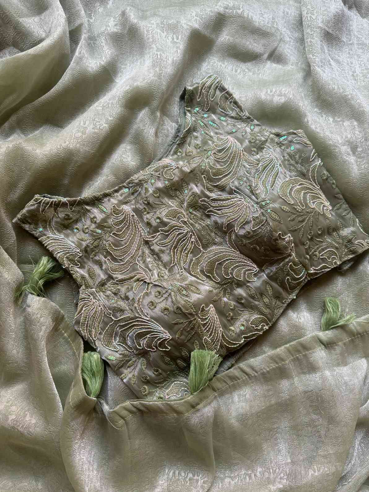 Burberry Emboss Crushed Sarees