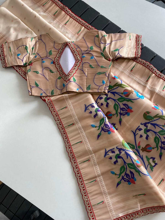 Soft Paithani Silk Saree