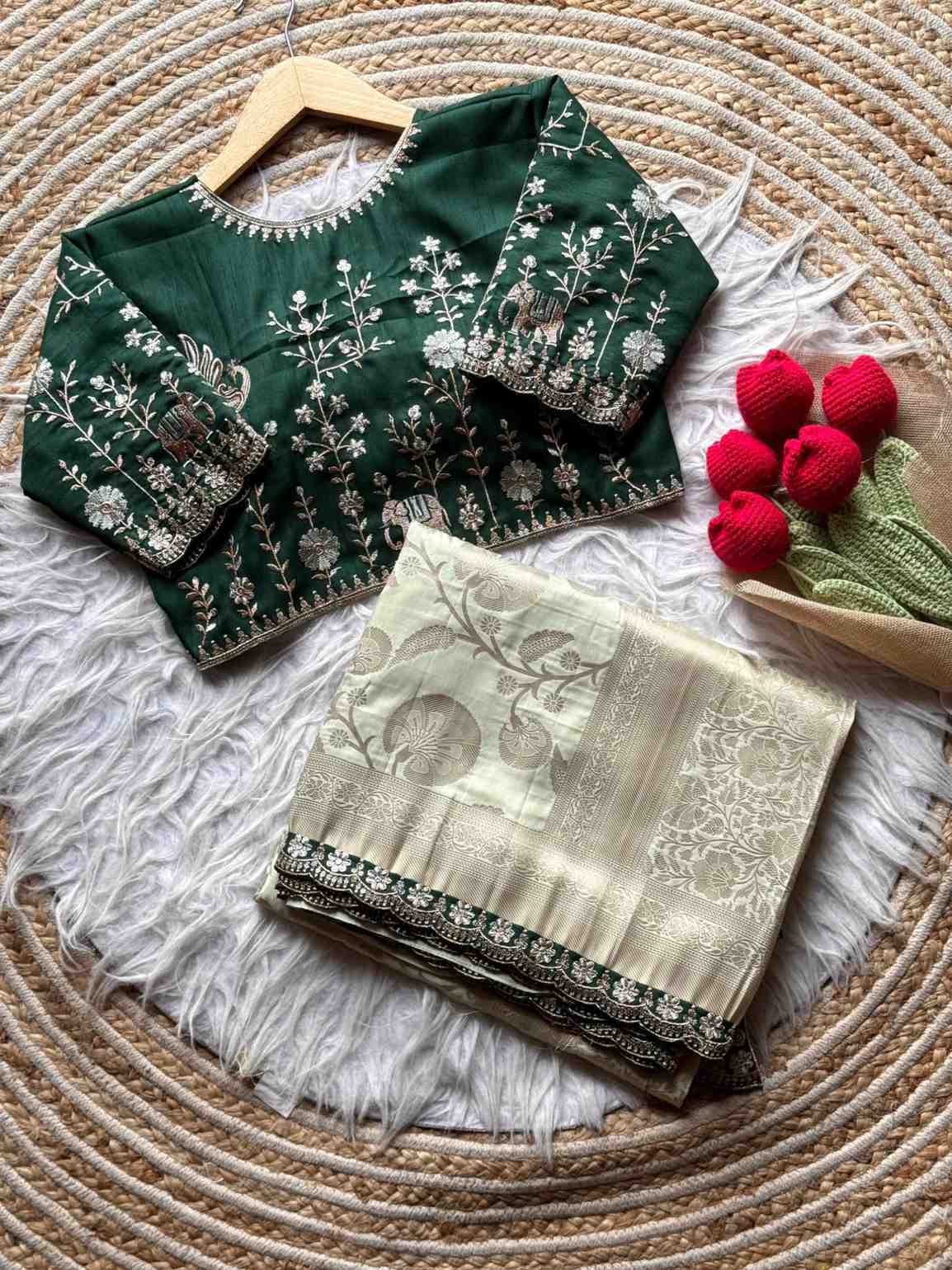 Designer Banarasi Pattu Sarees