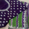 Cutwork Chinnon Silk Sarees
