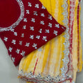 Cutwork Chinnon Silk Sarees