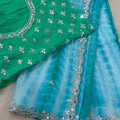 Cutwork Chinnon Silk Sarees