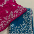 Handwork Organza Silk Saree