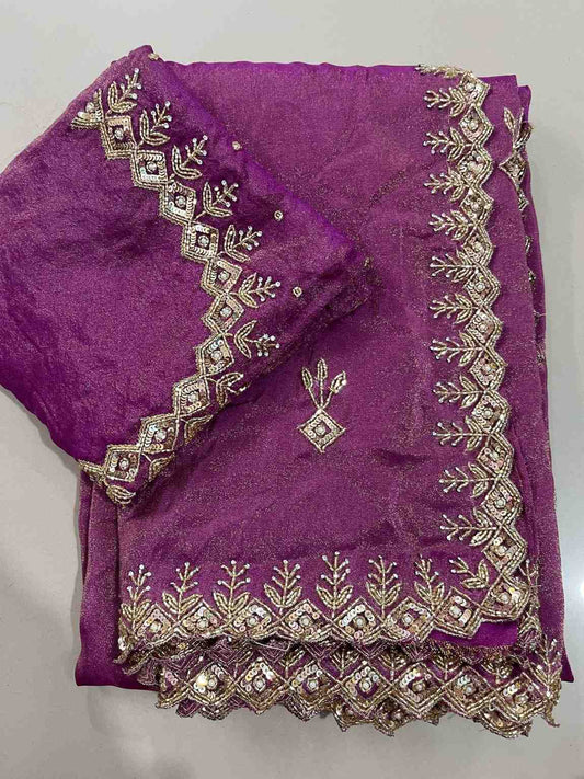Handwork Tissue Silk Sarees