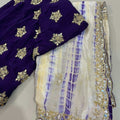 Designer Handwork Chinnon Silk Saree