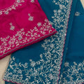 Handwork Organza Silk Saree